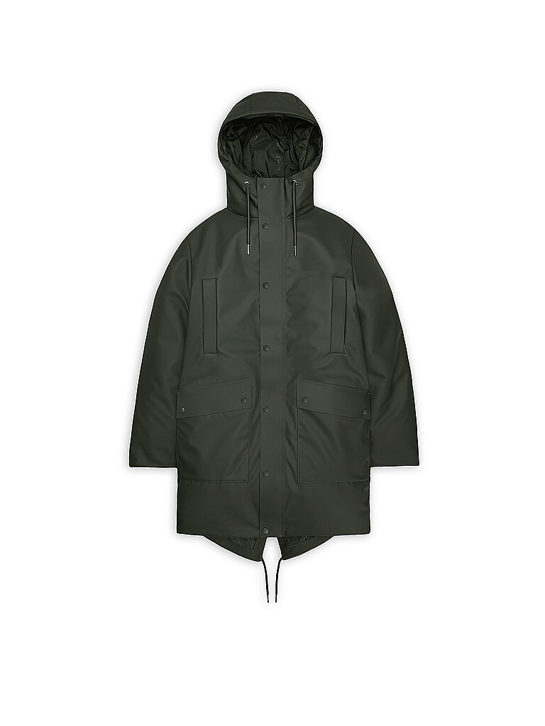 Rains Regenjacke NOME LONG oliva