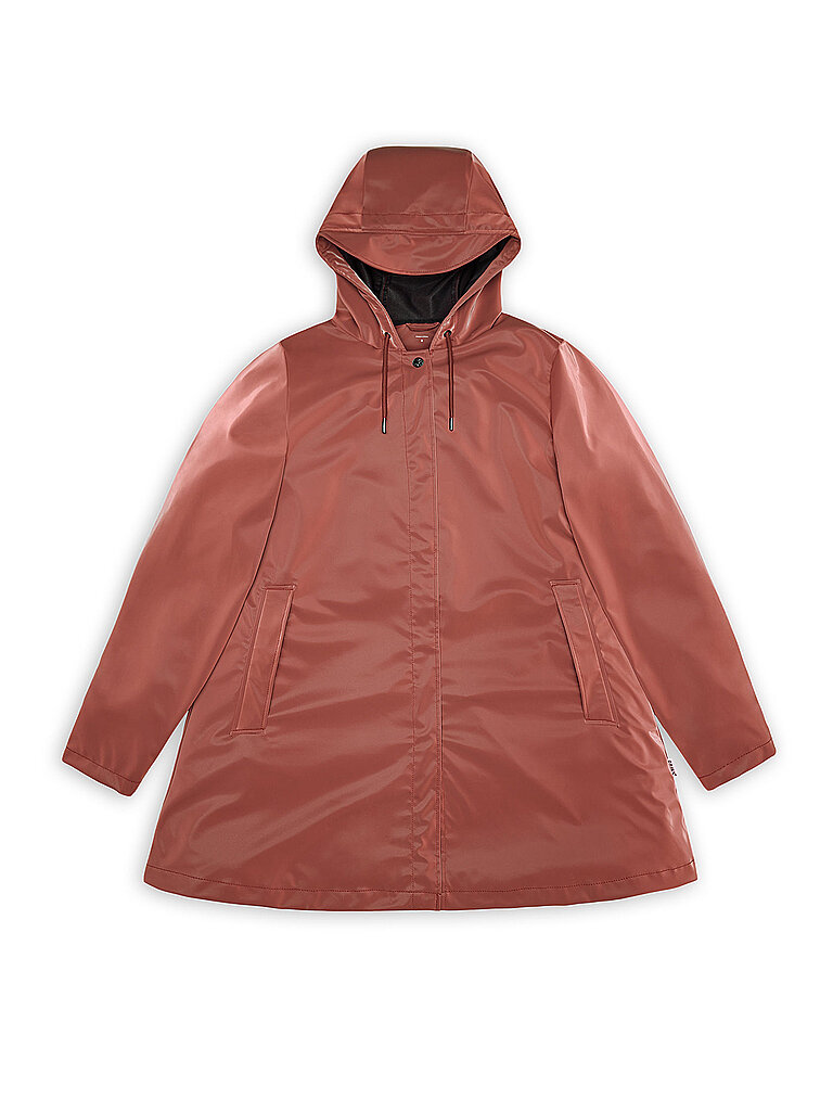 Chaqueta impermeable naranja XS