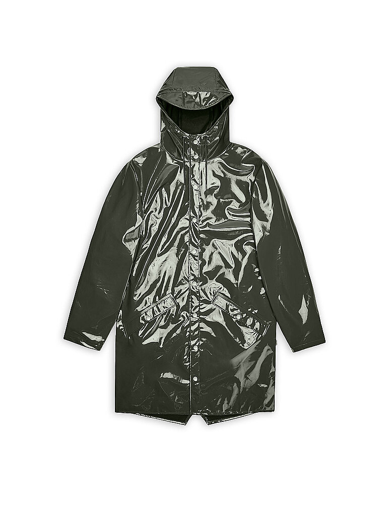 Rains Parka impermeable oliva M