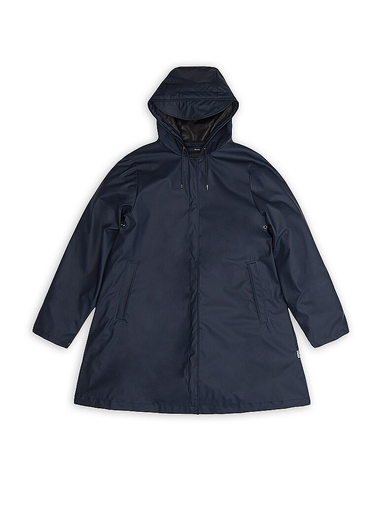 Chaqueta impermeable azul oscuro XS
