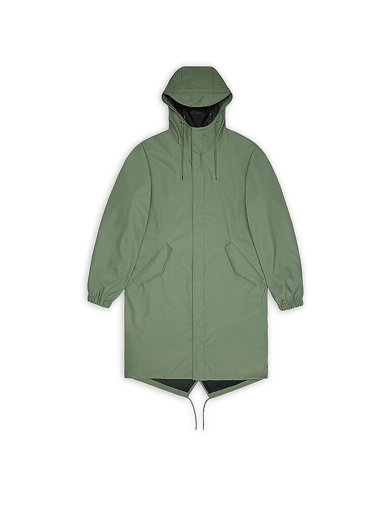 Parka - Chaqueta impermeable verde XL