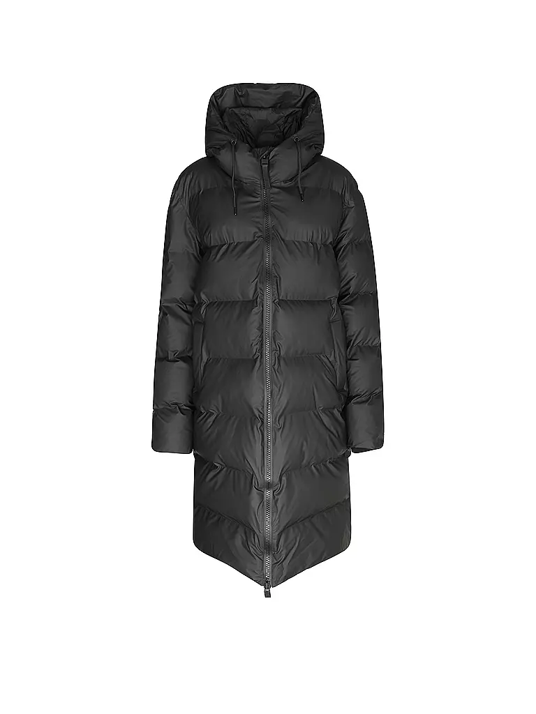 RAINS | Abrigo acolchado ALTA LONGER PUFFER JACKET | Negro