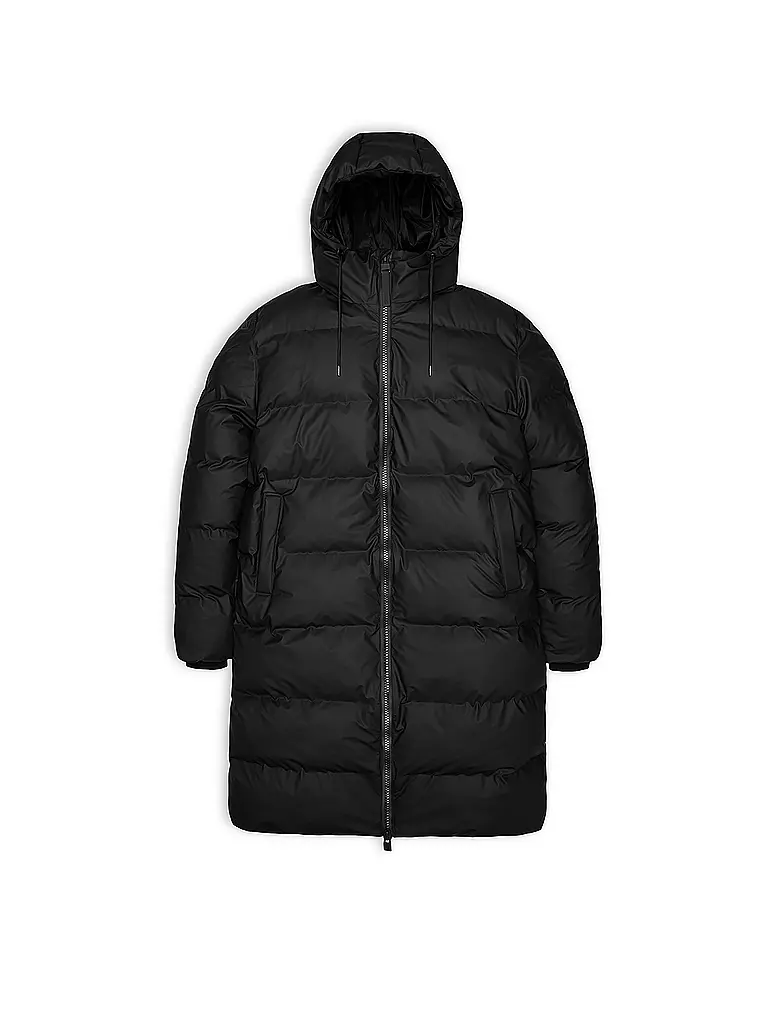 RAINS | Abrigo acolchado ALTA LONGER PUFFER JACKET | Negro