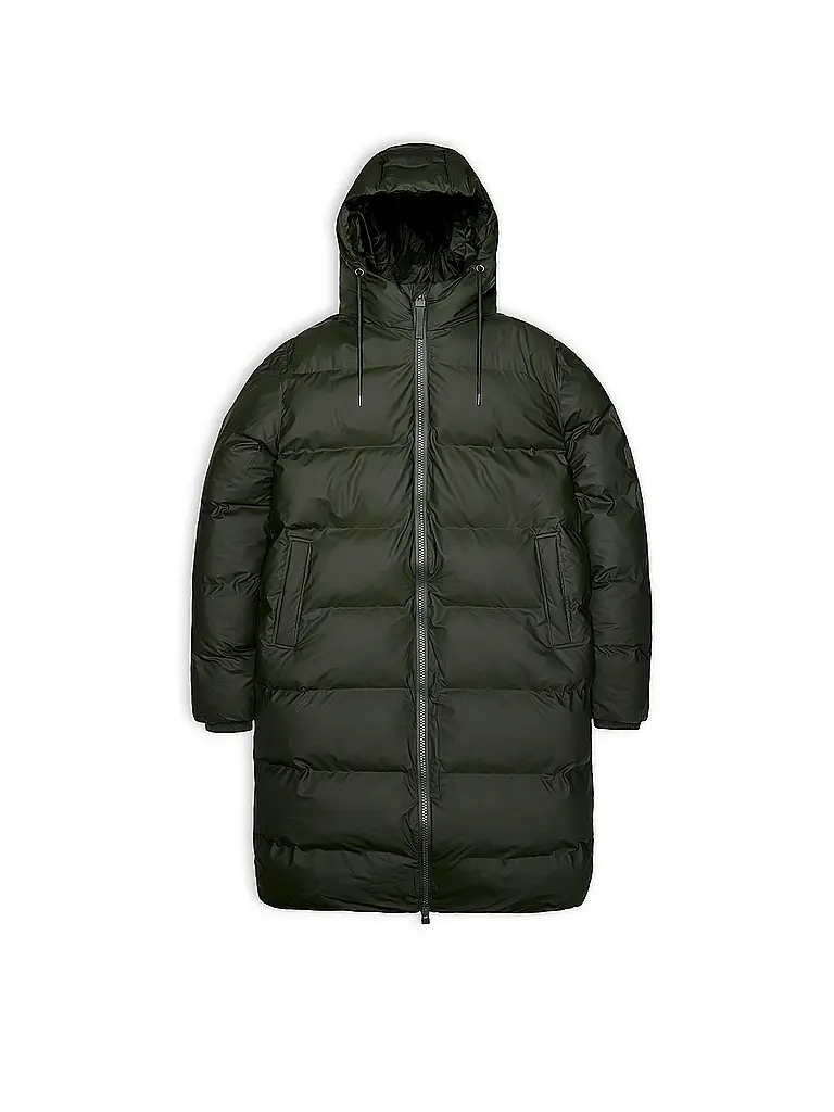 RAINS | Abrigo acolchado ALTA LONGER PUFFER JACKET | Verde
