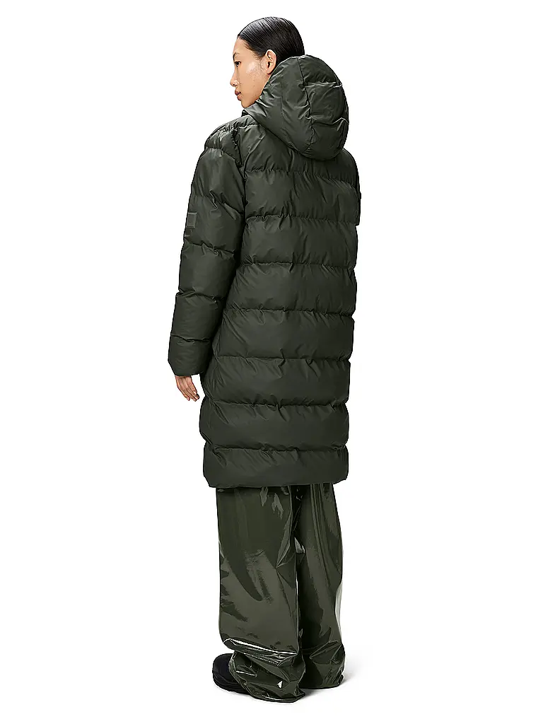 RAINS | Abrigo acolchado ALTA LONGER PUFFER JACKET | Verde