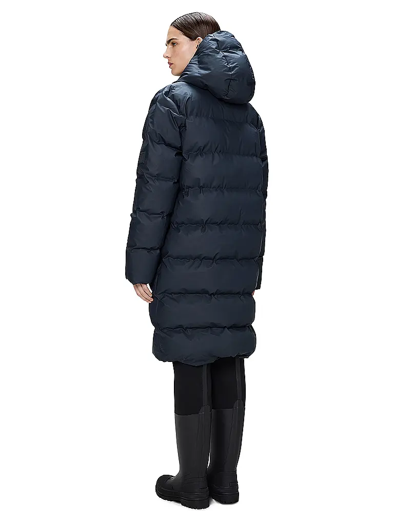 RAINS | Abrigo acolchado ALTA LONGER PUFFER JACKET | Azul oscuro