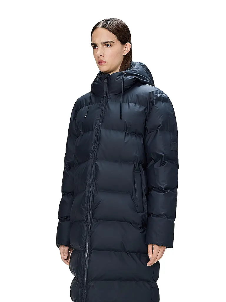 RAINS | Abrigo acolchado ALTA LONGER PUFFER JACKET | Azul oscuro