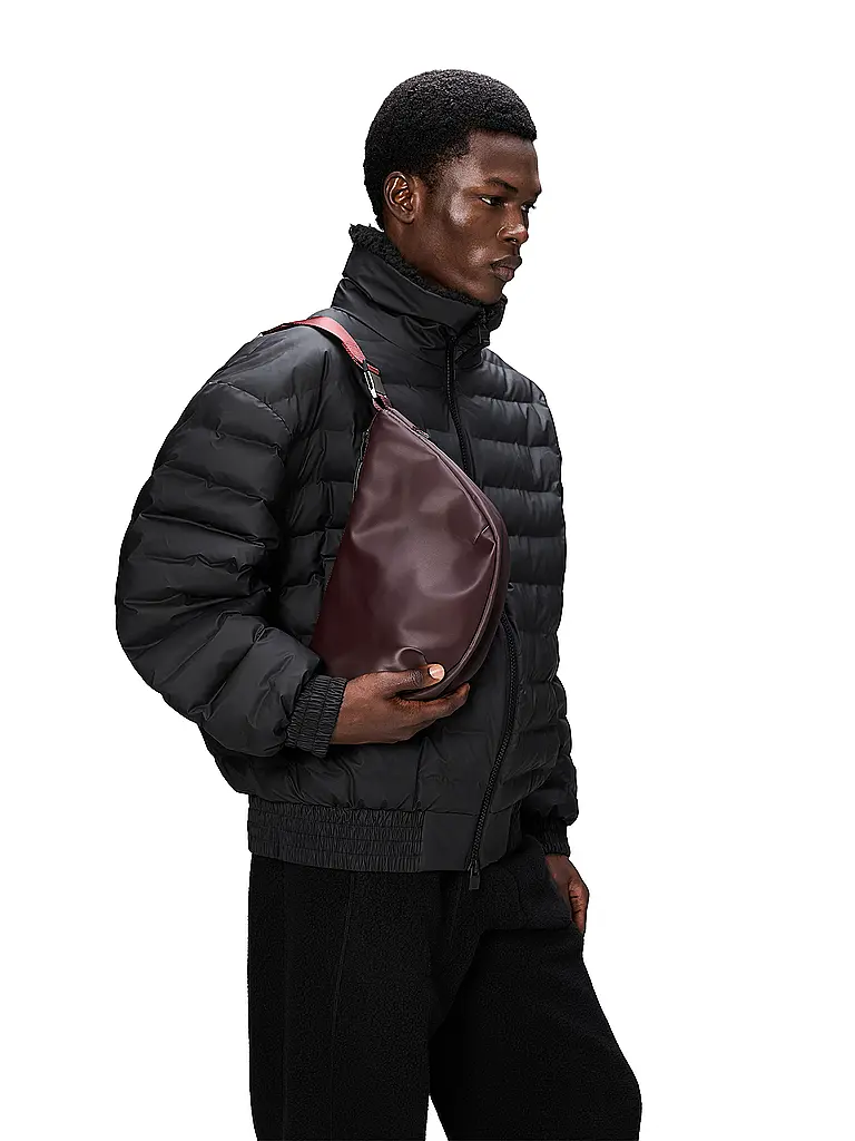 RAINS | Bolso - Bandolera VALERA W3 | Rojo oscuro
