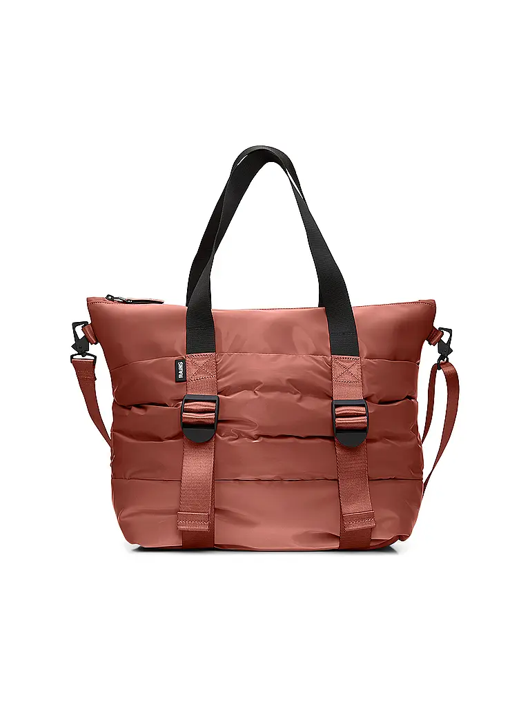 RAINS | Bolso - Bolso de mano PUFFER MIX TOTE BAG MINI W3 | Naranja
