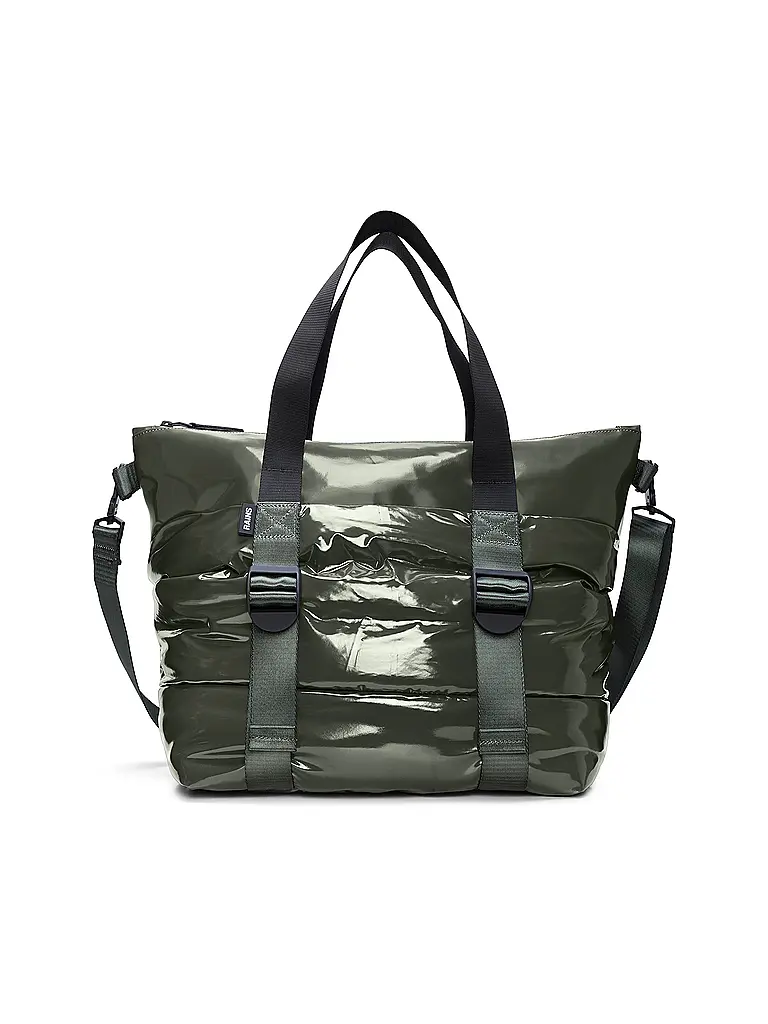 RAINS | Bolso - Bolso de mano PUFFER MIX TOTE BAG MINI W3 | Oliva