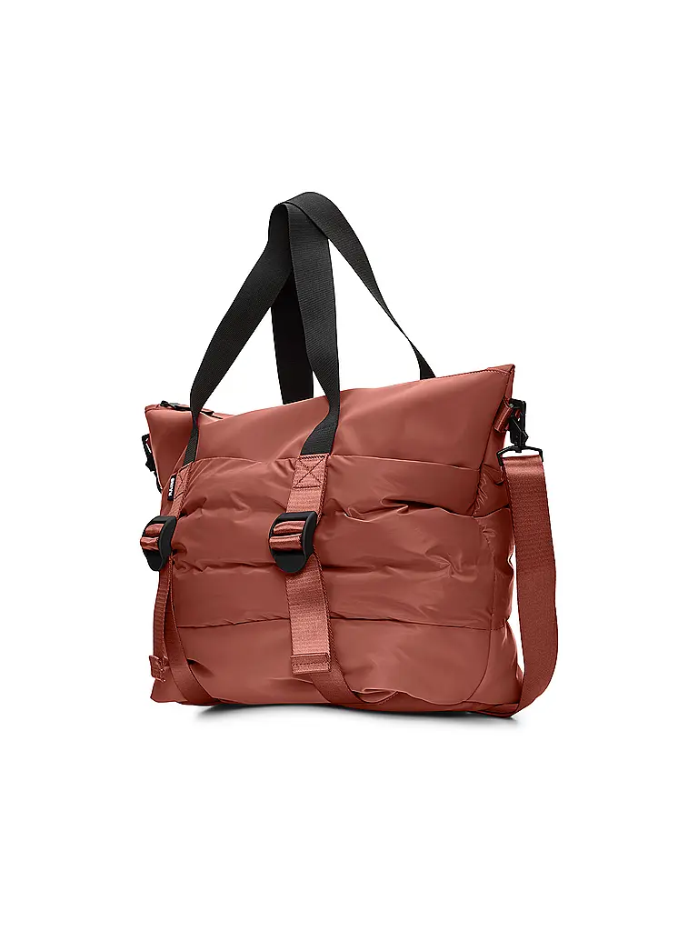 RAINS | Bolso - Bolso de mano PUFFER MIX TOTE BAG MINI W3 | Naranja