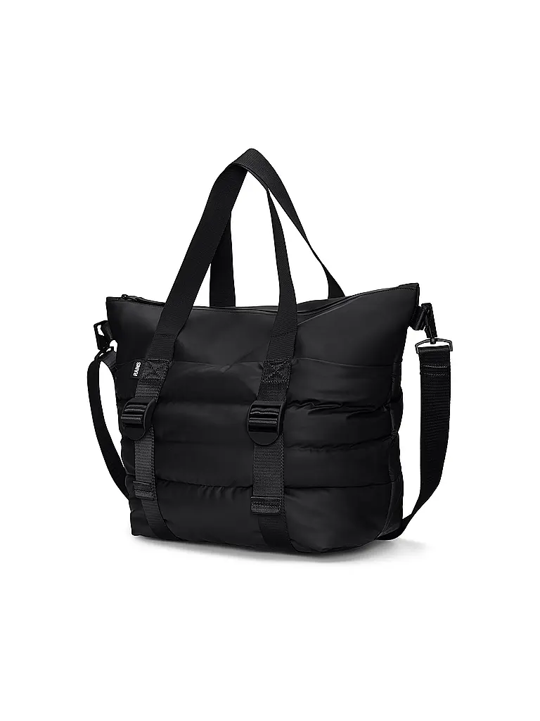 RAINS | Bolso - Bolso de mano PUFFER MIX TOTE BAG MINI W3 | Negro