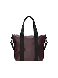 RAINS | Bolso - Tote Bag MINI W3 | Rojo oscuro