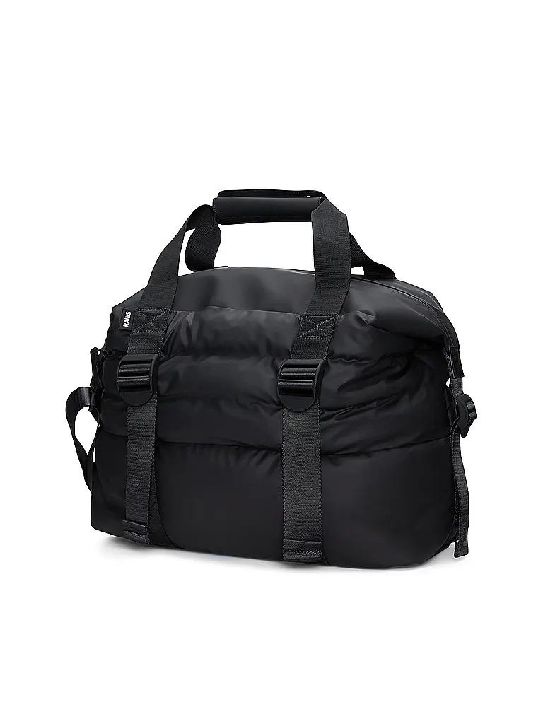 RAINS | Bolso - Weekender PUFFER MIX Small | Negro