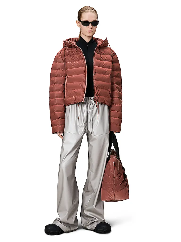 RAINS | Chaqueta acolchada LOHJA SHORT PUFFER JACKET | Naranja