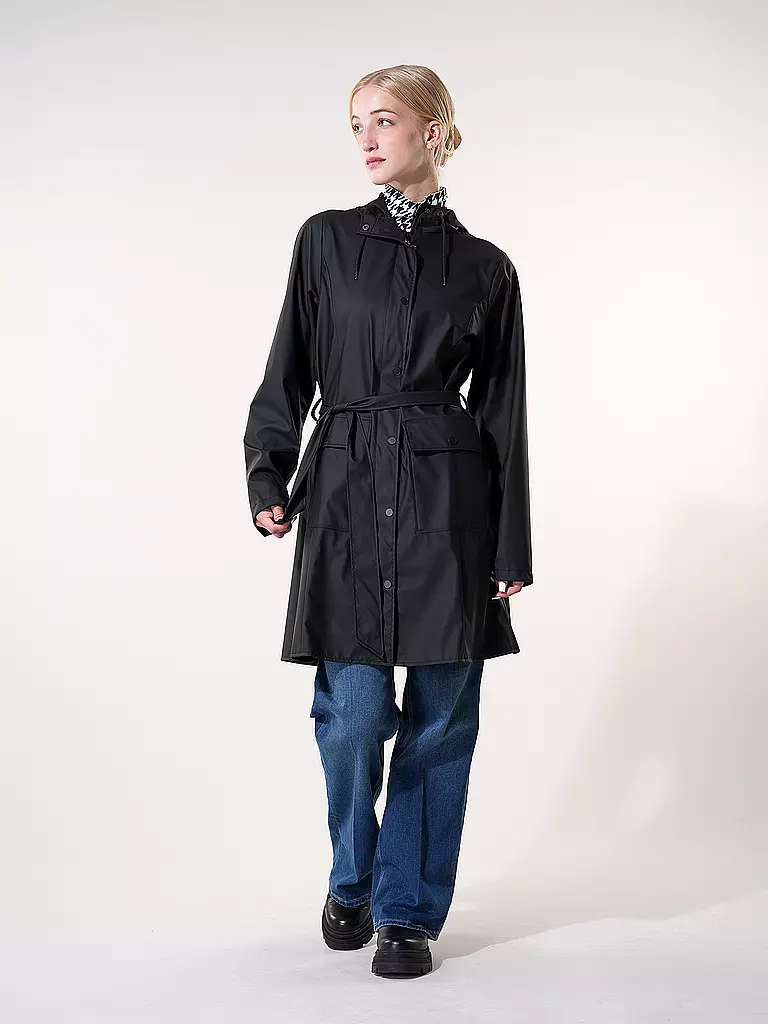 RAINS | Chaqueta de lluvia CURVE W JACKET | Negro