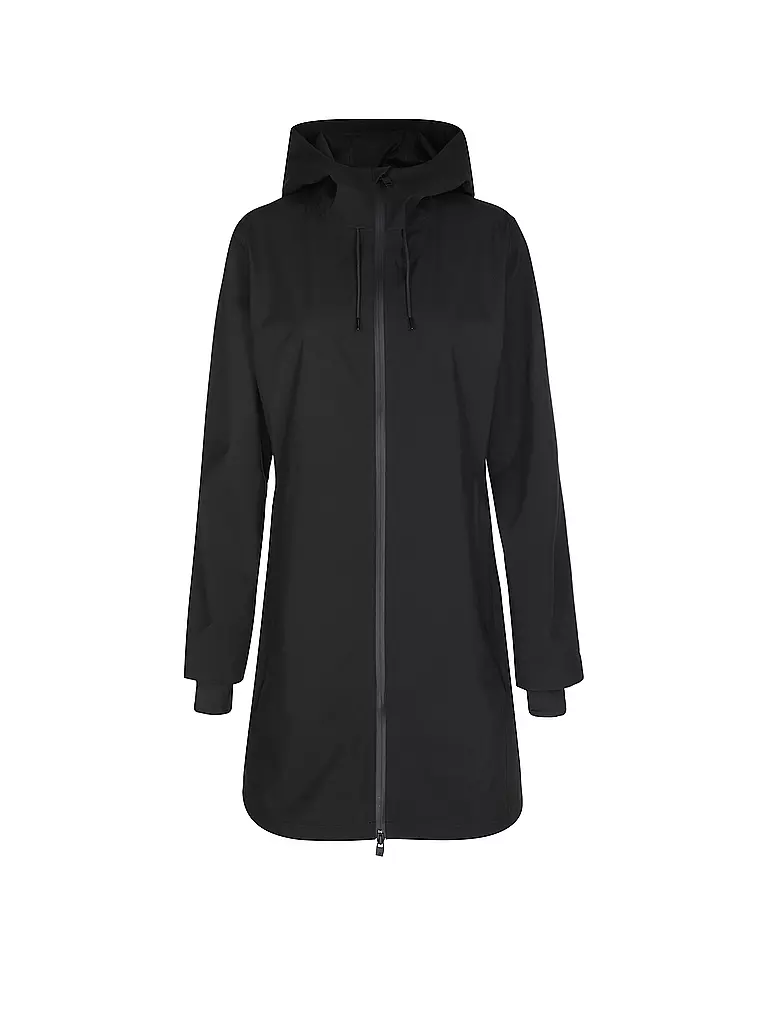 RAINS | Chaqueta de lluvia SUVA HARDSHELL LONG | Negro