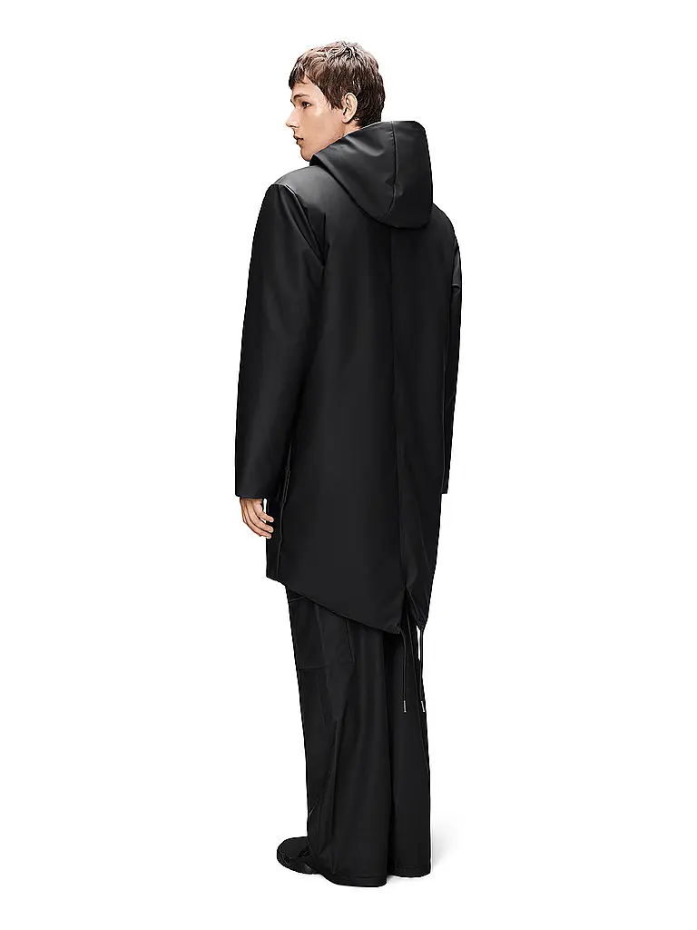 RAINS | Chaqueta impermeable NOME LONG | Negro