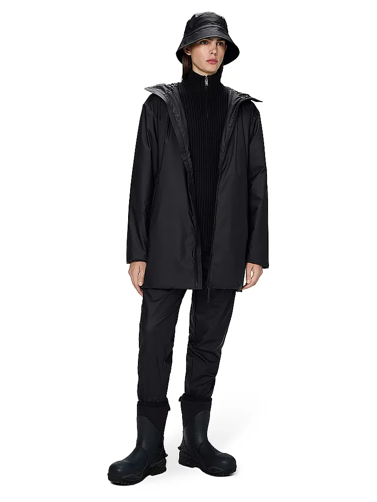 RAINS | Chaqueta LOHJA LONG INSULATED JACKET | Negro