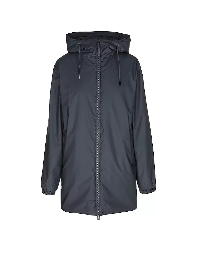 RAINS | Jacke LOHJA LONG INSULTED JACKET | Azul oscuro