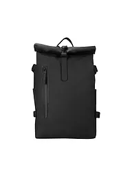 RAINS | Mochila Rolltop Large | Negro