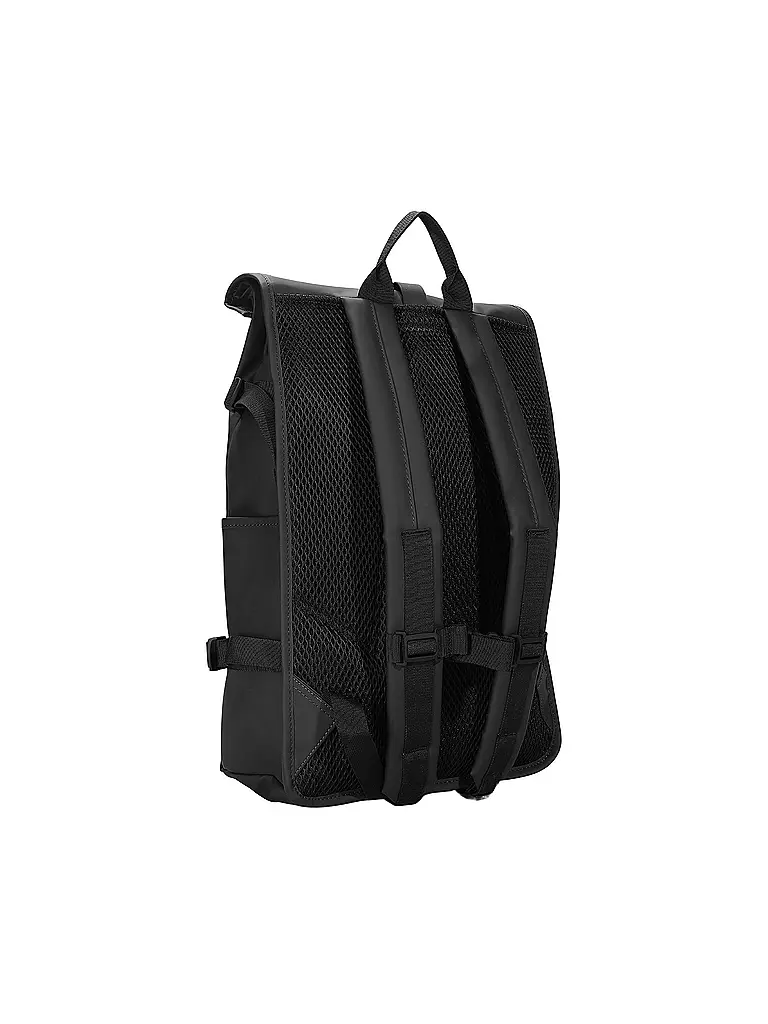 RAINS | Mochila Rolltop Grande | Negro