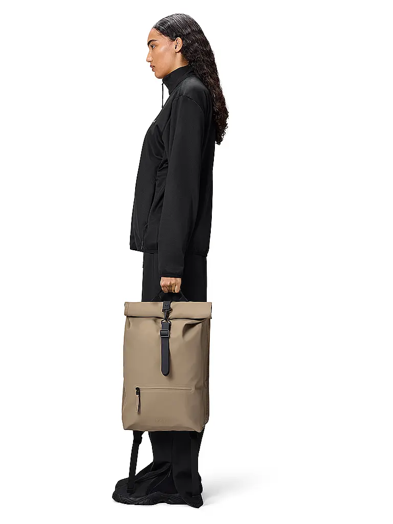 RAINS | Mochila ROLLTOP | Beige