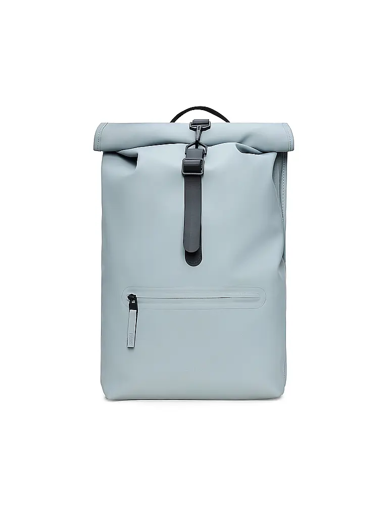 RAINS | Nombre del producto: Mochila
Marca: RAINS
Color: celeste
Categorías: Moda, Mujer

Material: Poliéster / Poliamida
Estampado: Liso
Estilo: Casual
Detalles: Resistente al agua | Azul claro