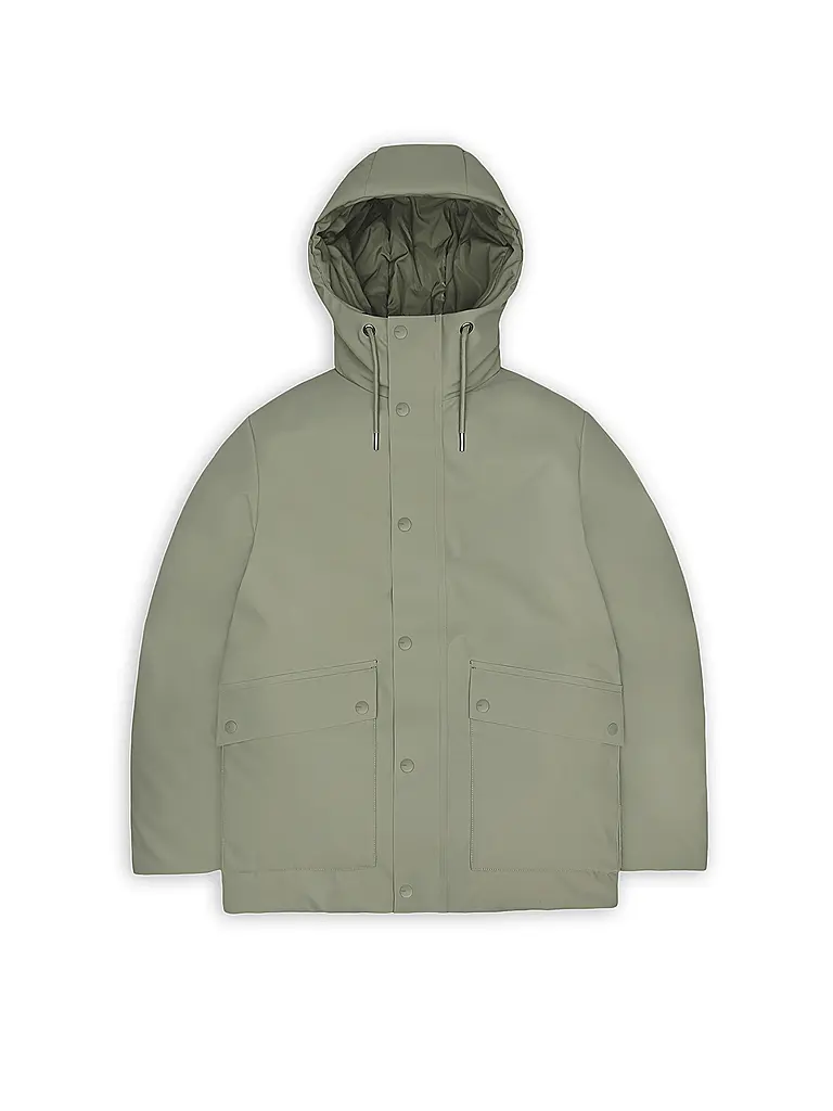 RAINS | Parka de lluvia NOME | Verde claro