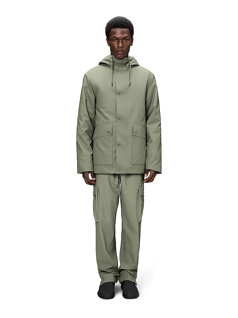 RAINS | Parka de lluvia NOME | Verde claro
