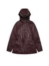 RAINS | Regenjacke CURVE JACKET W3 | Rojo oscuro