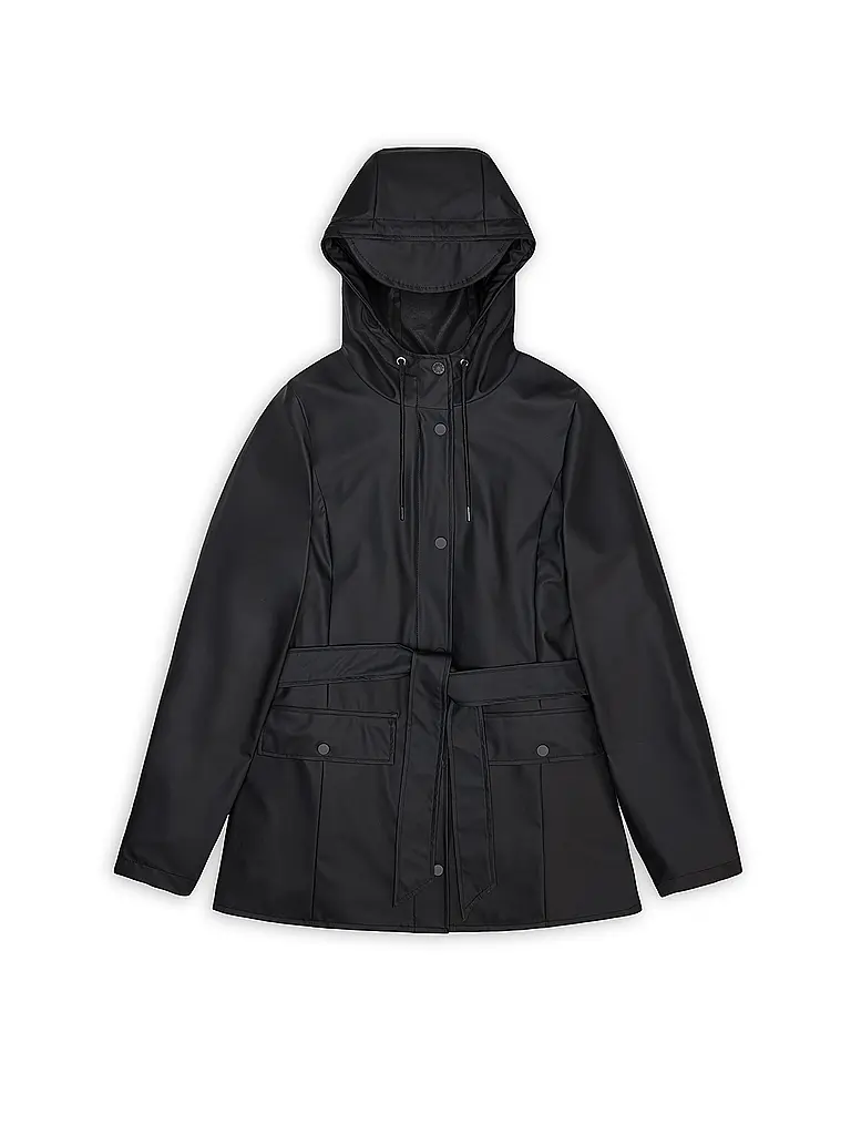 RAINS | Regenjacke CURVE JACKET W3 | Negro