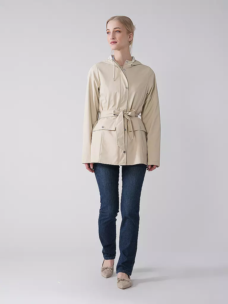 RAINS | Regenjacke CURVE JACKET W3 | Beige