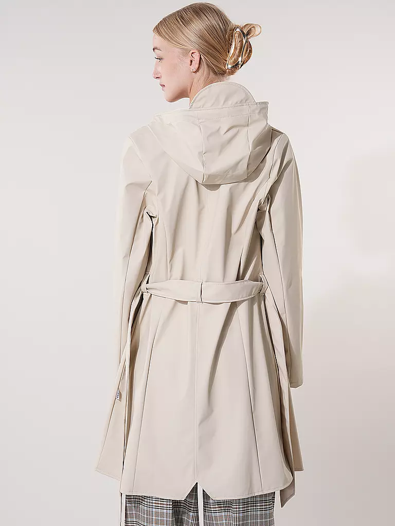 RAINS | Regenjacke CURVE W JACKET  | Beige
