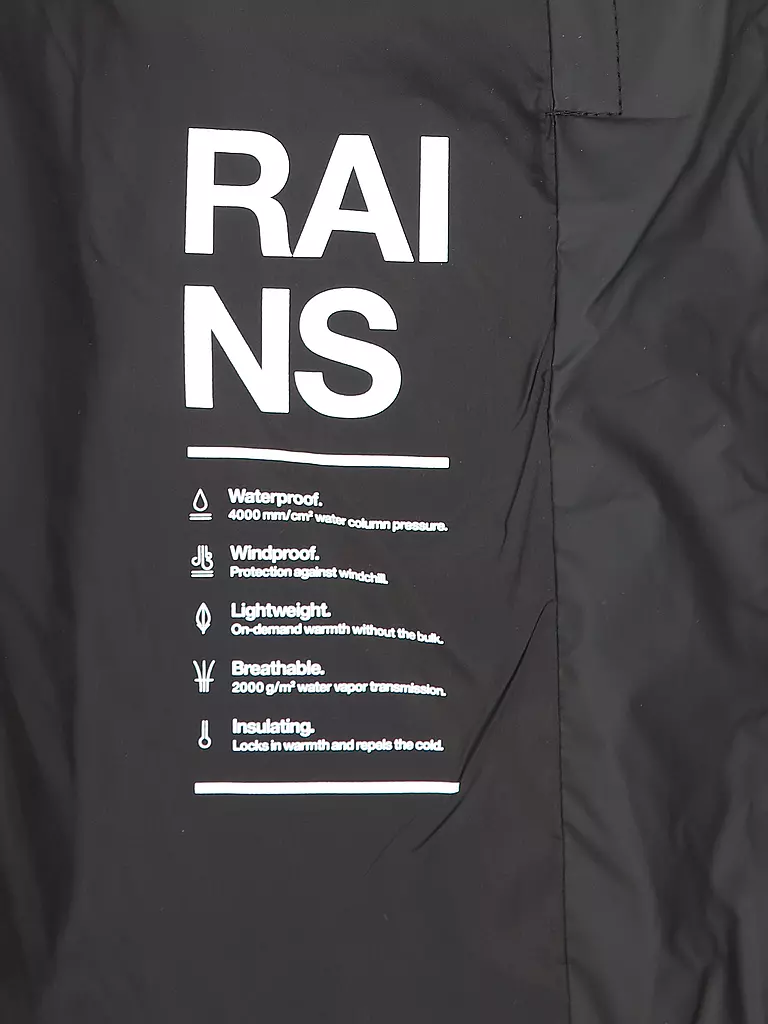 RAINS | Regenjacke LOHJA | Negro