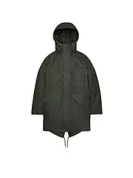 RAINS | Chaqueta impermeable NOME LONG | Oliva