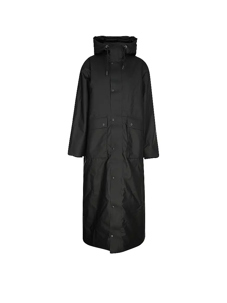 RAINS | Regenjacke NOME VISION LONGEST JACKET | Negro