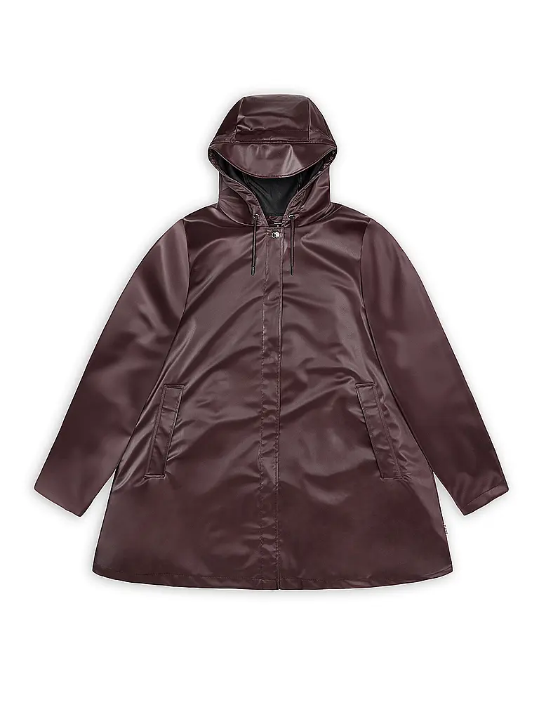 RAINS | Regenjacke | Rojo oscuro