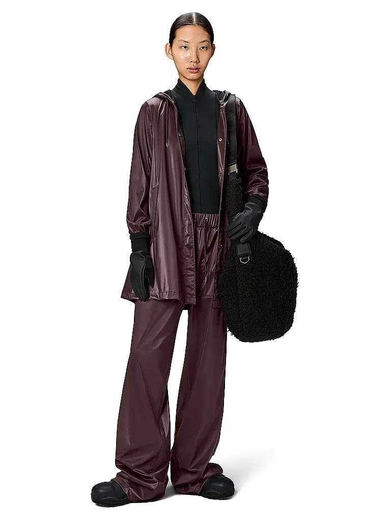 RAINS | Regenjacke | Rojo oscuro