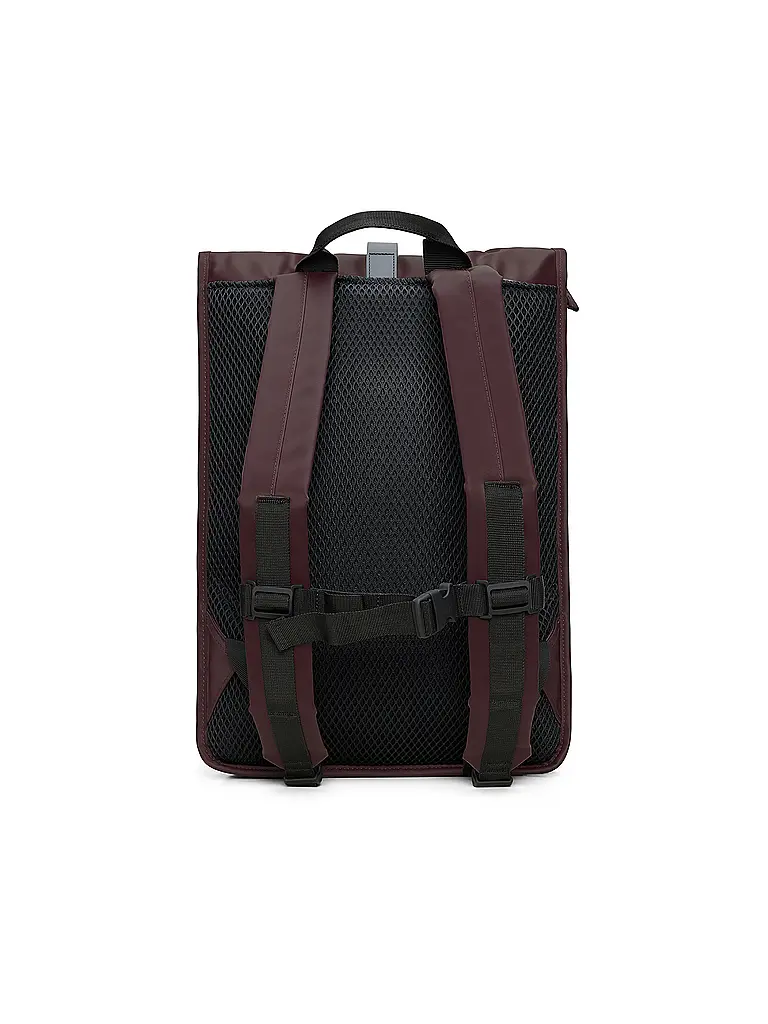 RAINS | Rucksack ROLLTOP | Rojo oscuro