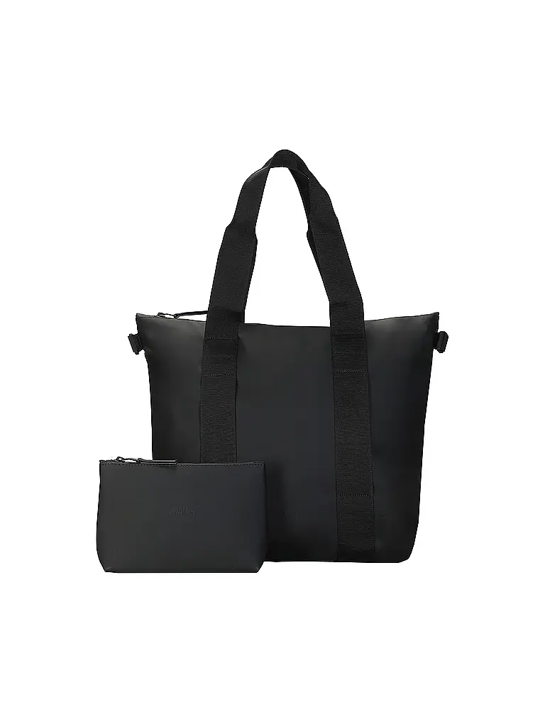 RAINS | Set 2 piezas - Bolso de mano y neceser | Negro