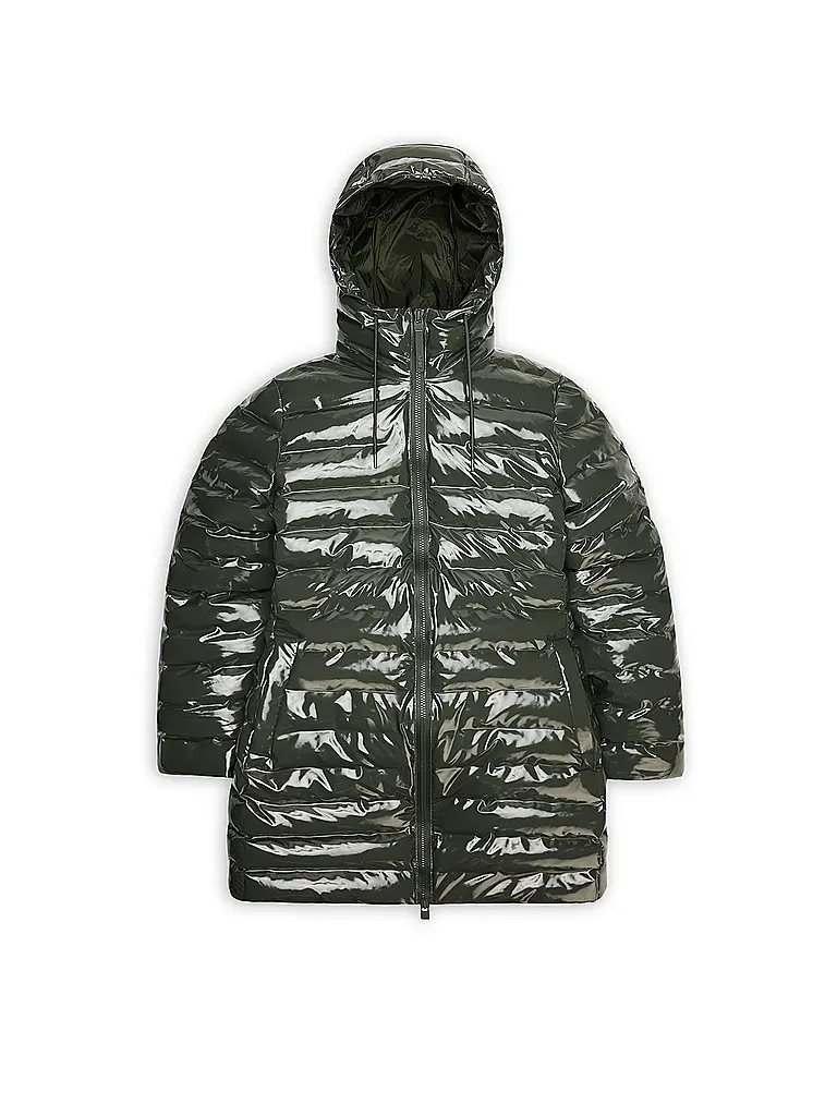 RAINS | Steppjacke LOHJA LONG | Oliva
