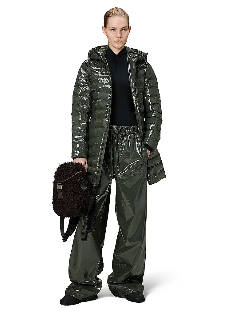 RAINS | Steppjacke LOHJA LONG | Oliva