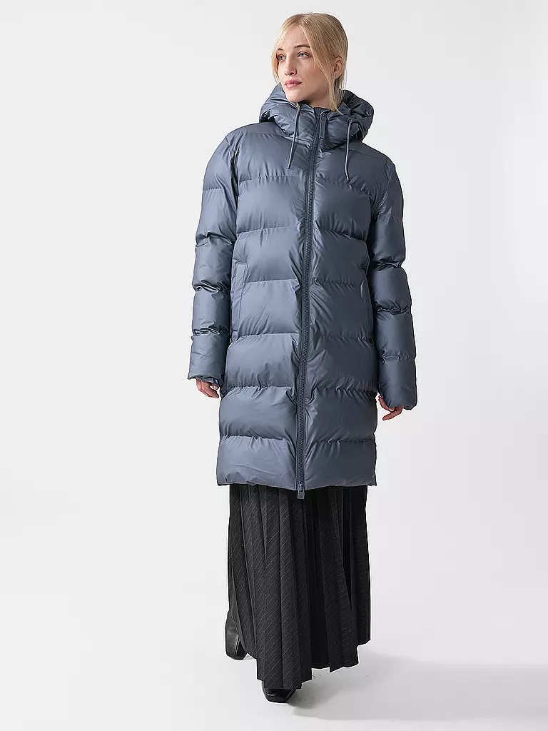 RAINS | Steppmantel ALTA LONGER PUFFER JACKET | Gris