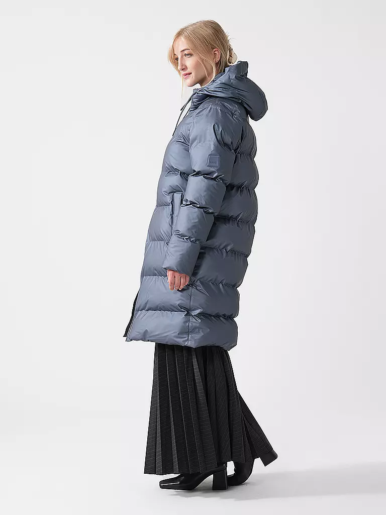 RAINS | Steppmantel ALTA LONGER PUFFER JACKET | Gris