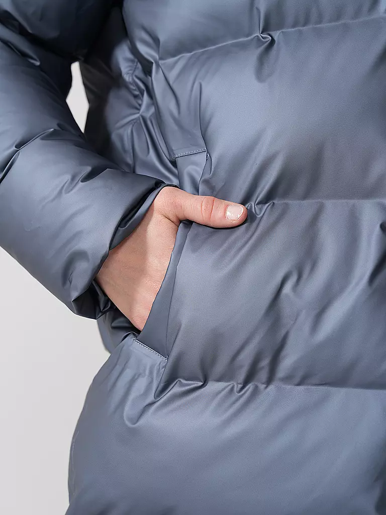 RAINS | Steppmantel ALTA LONGER PUFFER JACKET | Gris