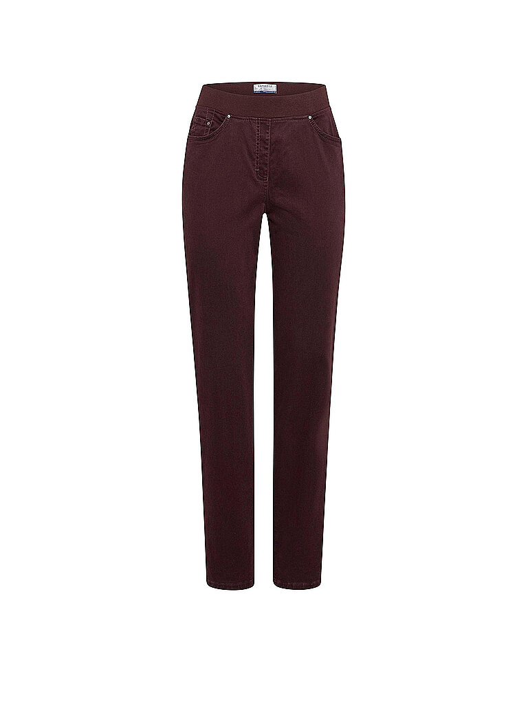 Pantalón PAMINA rojo oscuro 38