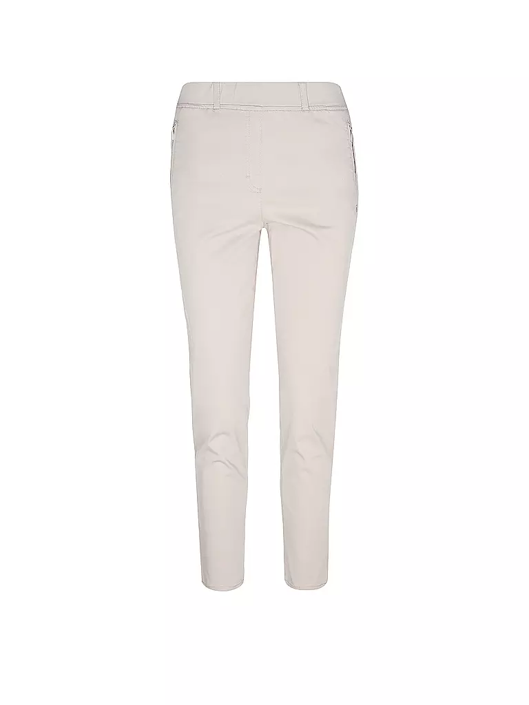 RAPHAELA BY BRAX | Hose Super Slim Fit 6/8 LAVINA ZIP | Crema