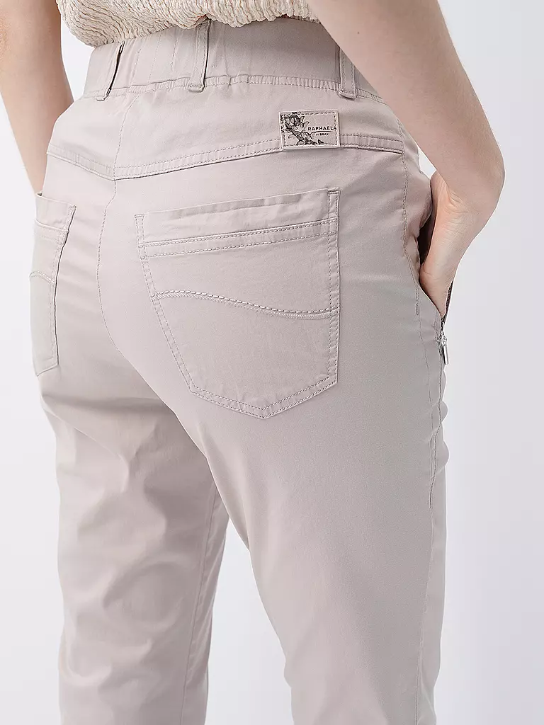 RAPHAELA BY BRAX | Hose Super Slim Fit 6/8 LAVINA ZIP | Crema