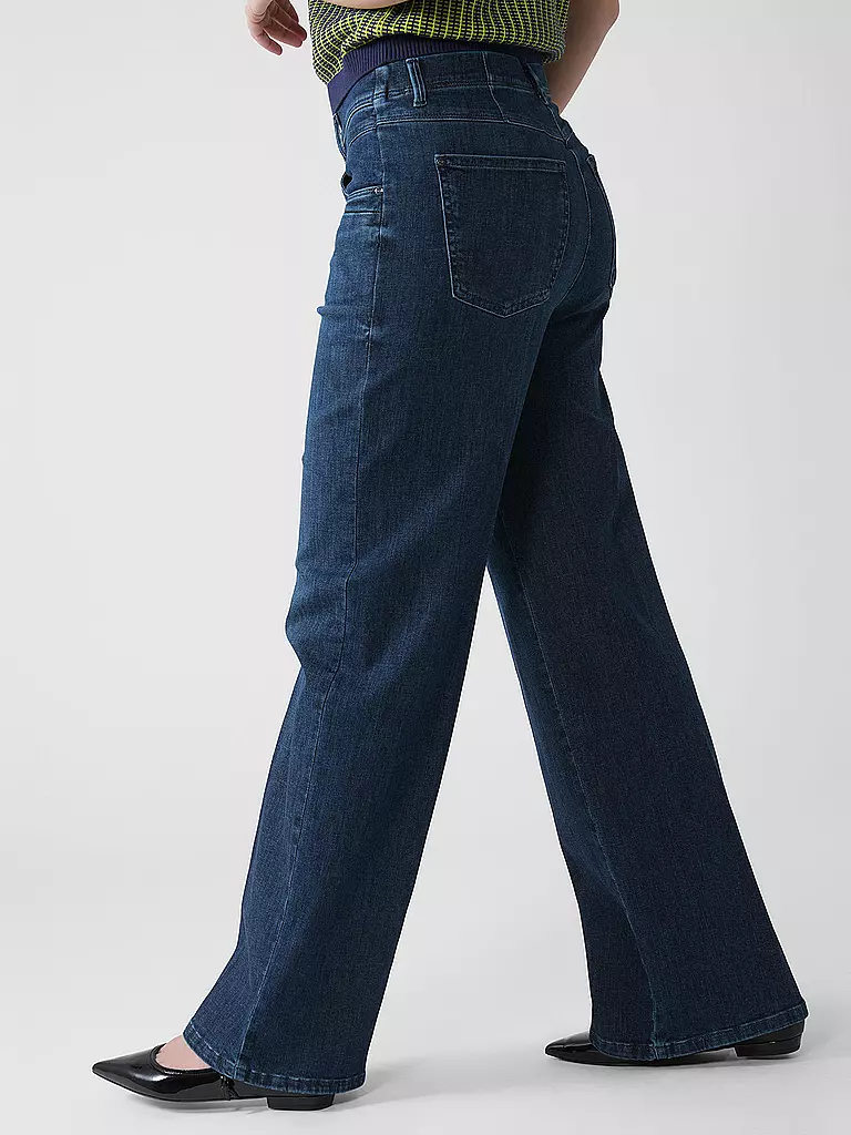 RAPHAELA BY BRAX | Jeans de pierna ancha LAURA | Azul oscuro